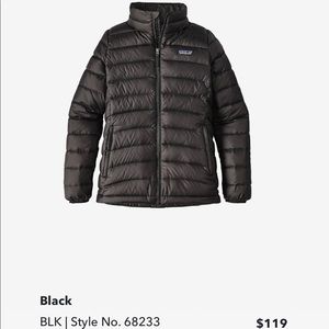 PATAGONIA Girl’s Down Sweater Jacket